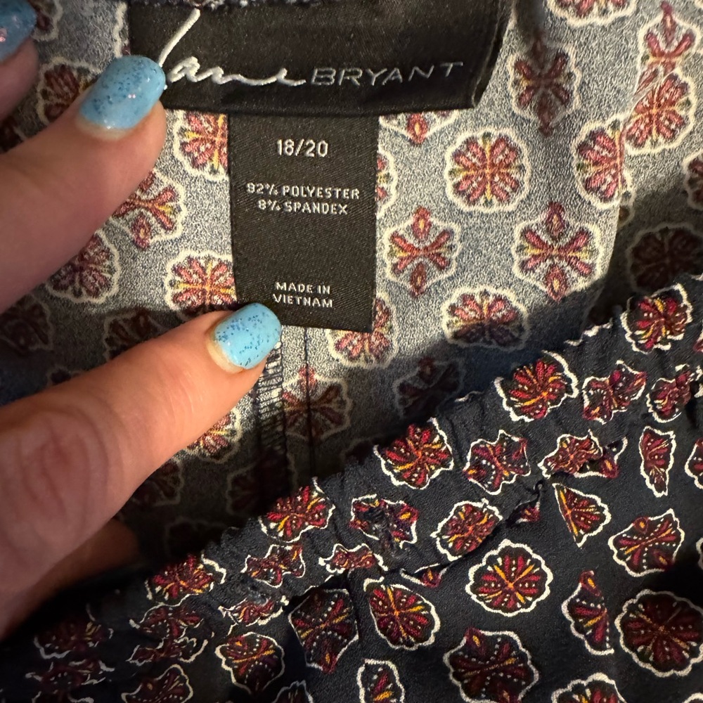 Lane Bryant OFFICE/CAREER Patterned Women's Trousers PLUS: 18/20 #X - Picture 6 of 6
